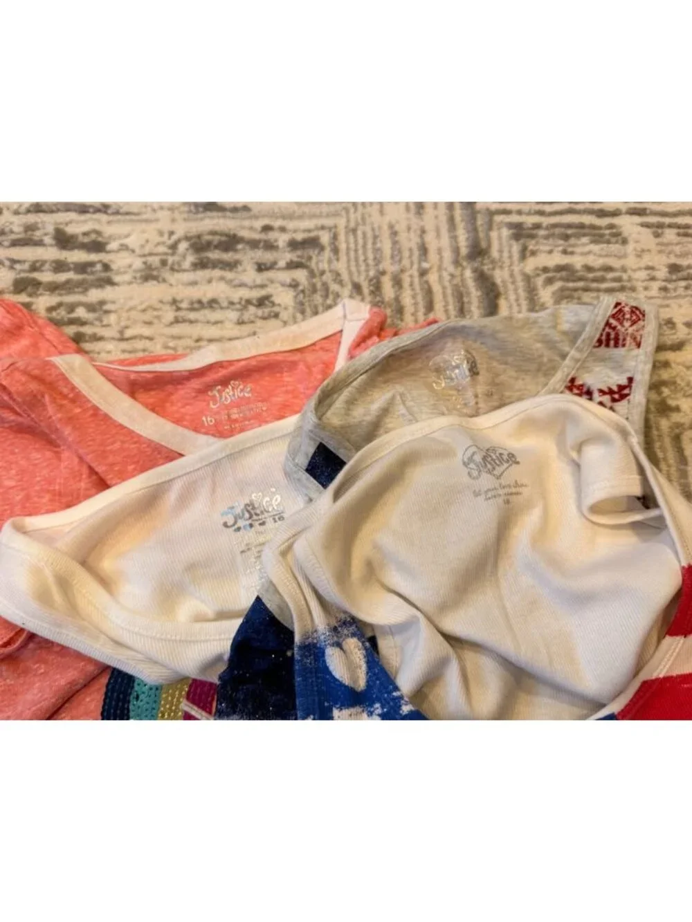 Justice girls size